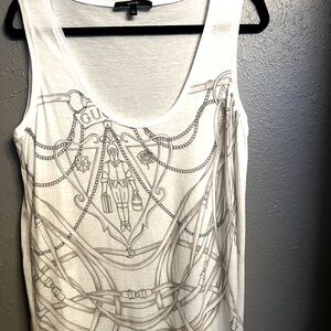 Women's White GUCCI TANK TOP size XL